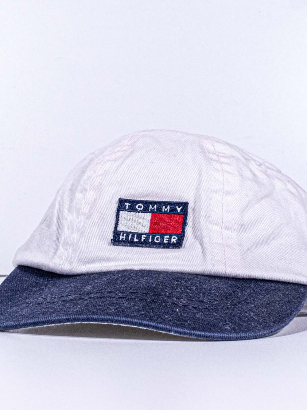 Vintage 90s Tommy Hilfiger Flag Hat Toddler Kids Cap Size S M Retro Hip Hop